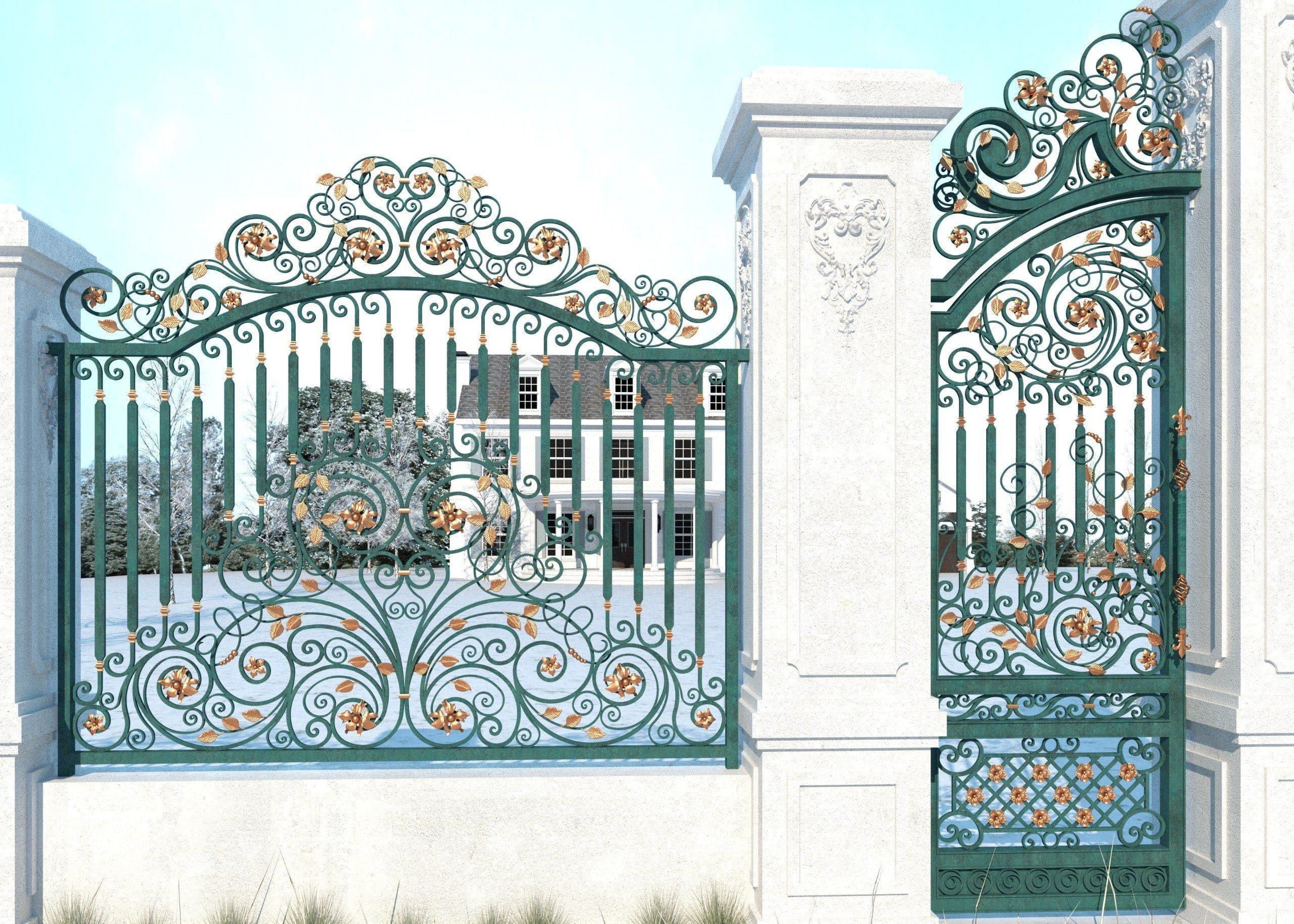 Premium Wrought Iron Doors and Gates: Quality Features for International Standards